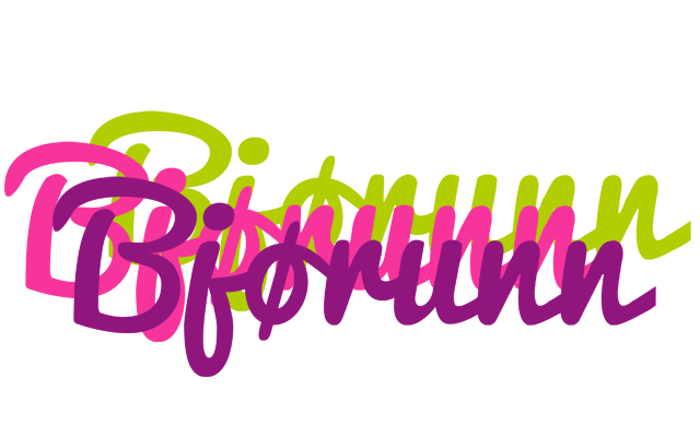 Bjørunn flowers logo