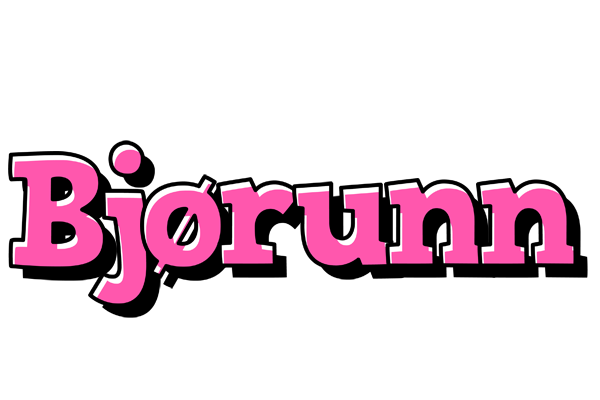 Bjørunn girlish logo