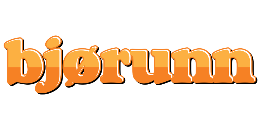 Bjørunn orange logo