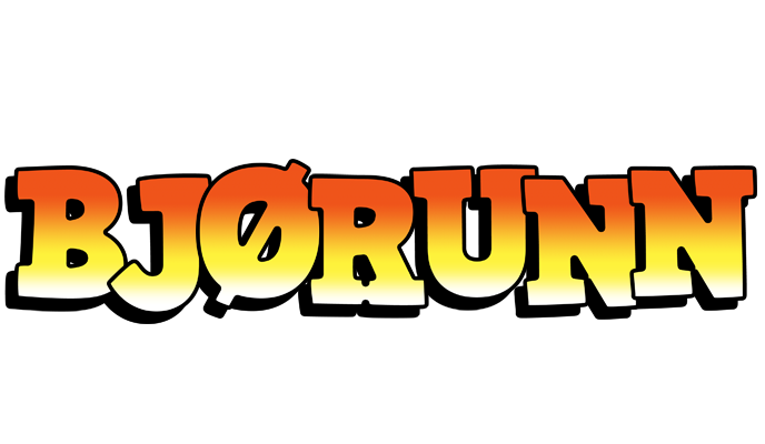Bjørunn sunset logo