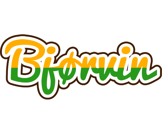 Bjørvin banana logo