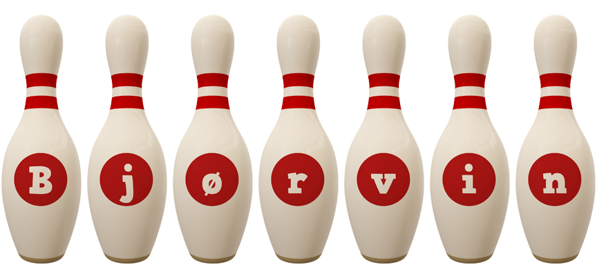 Bjørvin bowling-pin logo