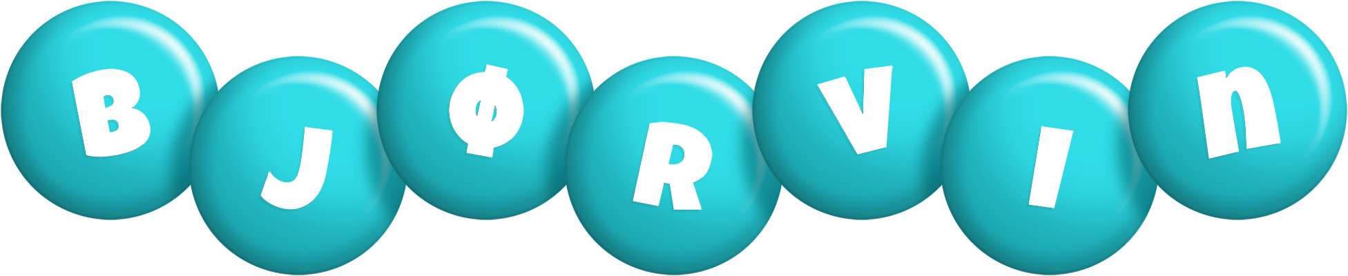 Bjørvin candy-azur logo