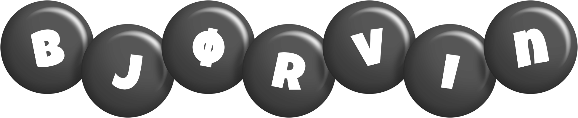 Bjørvin candy-black logo