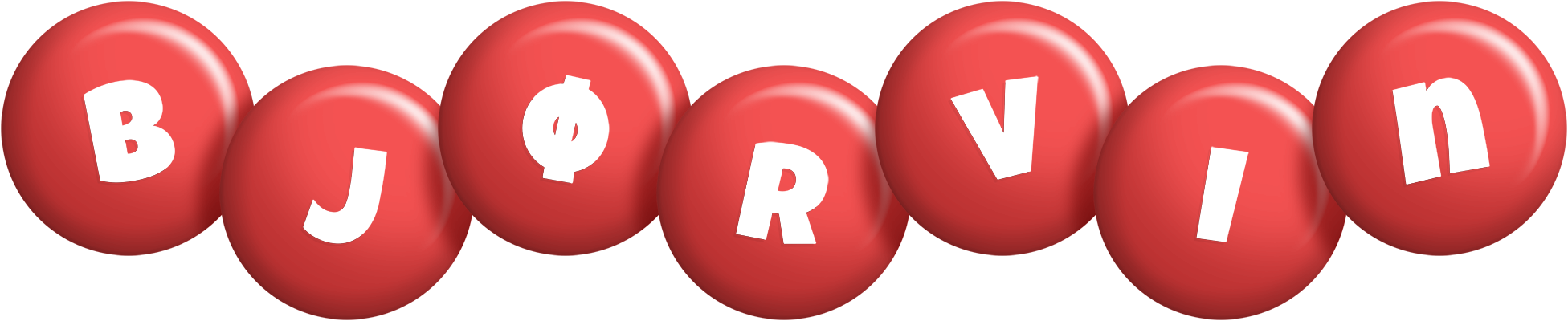 Bjørvin candy-red logo
