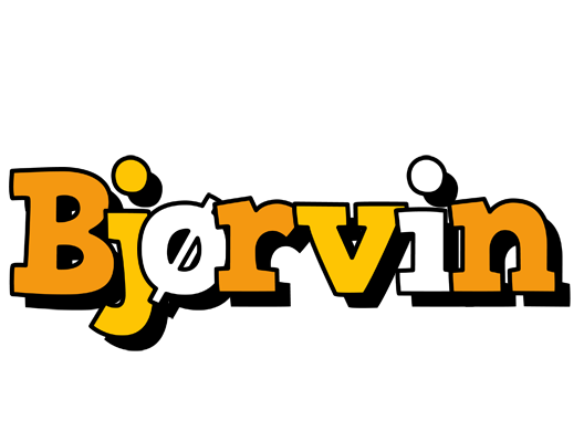 Bjørvin cartoon logo