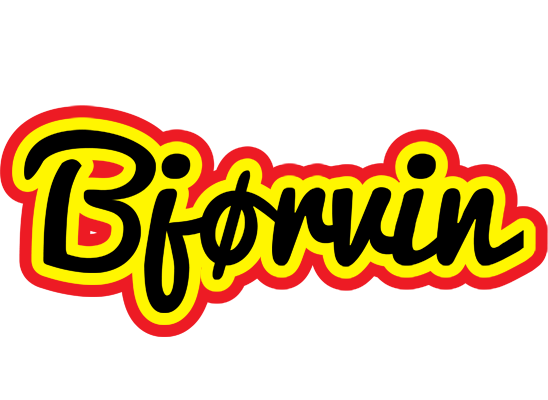 Bjørvin flaming logo