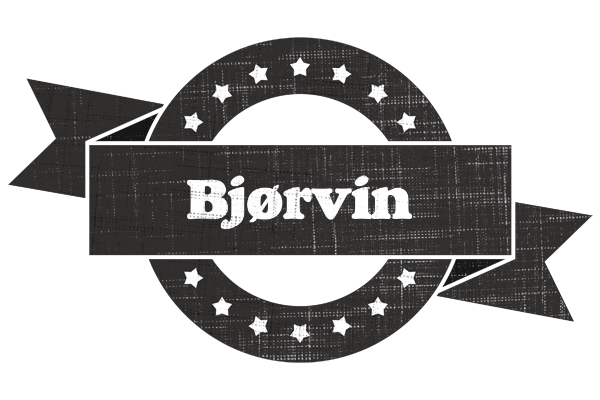 Bjørvin grunge logo