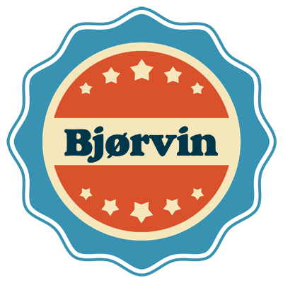 Bjørvin labels logo