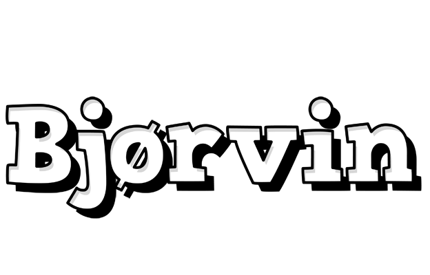 Bjørvin snowing logo