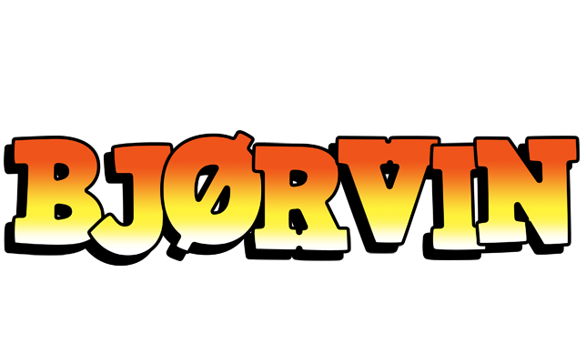 Bjørvin sunset logo