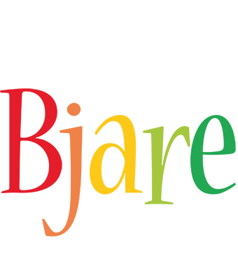 Bjare birthday logo