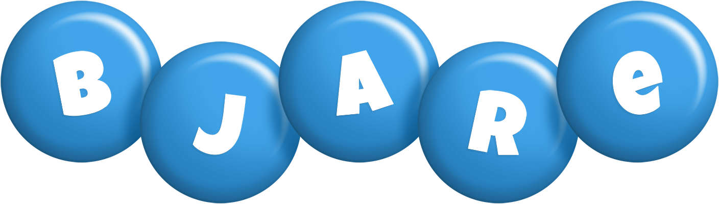 Bjare candy-blue logo