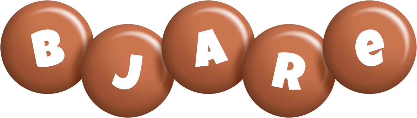 Bjare candy-brown logo