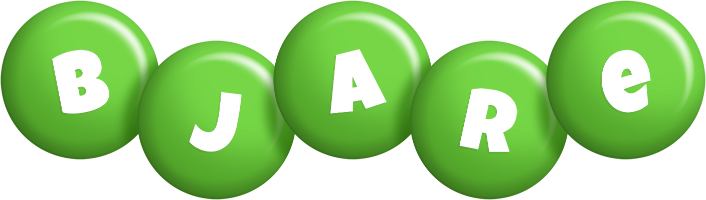 Bjare candy-green logo