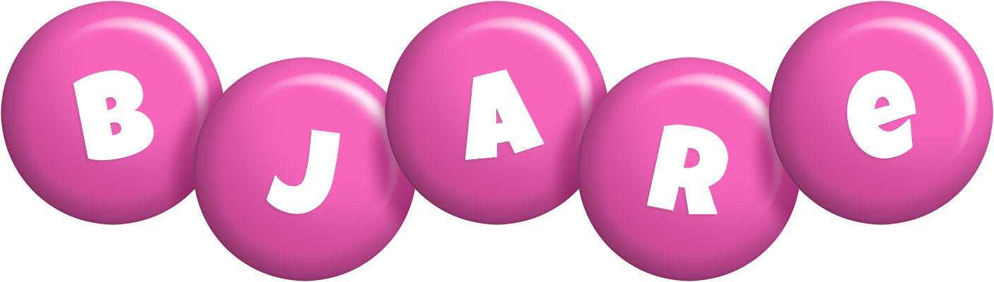 Bjare candy-pink logo