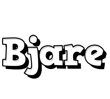 Bjare snowing logo