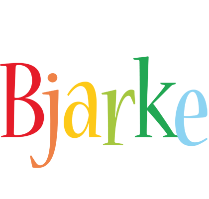 Bjarke birthday logo