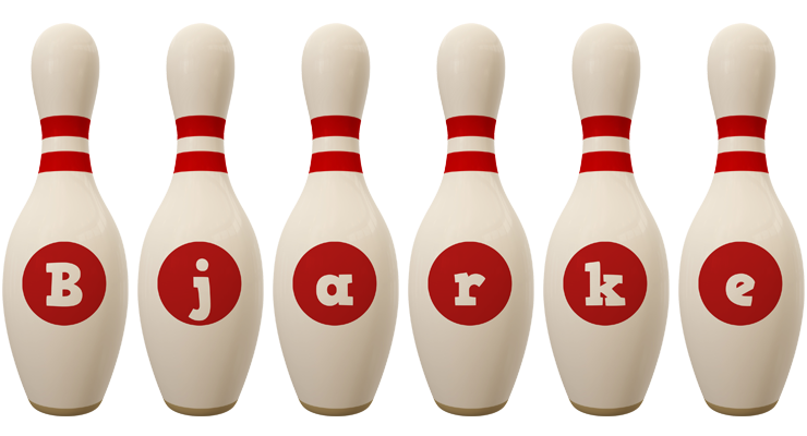 Bjarke bowling-pin logo