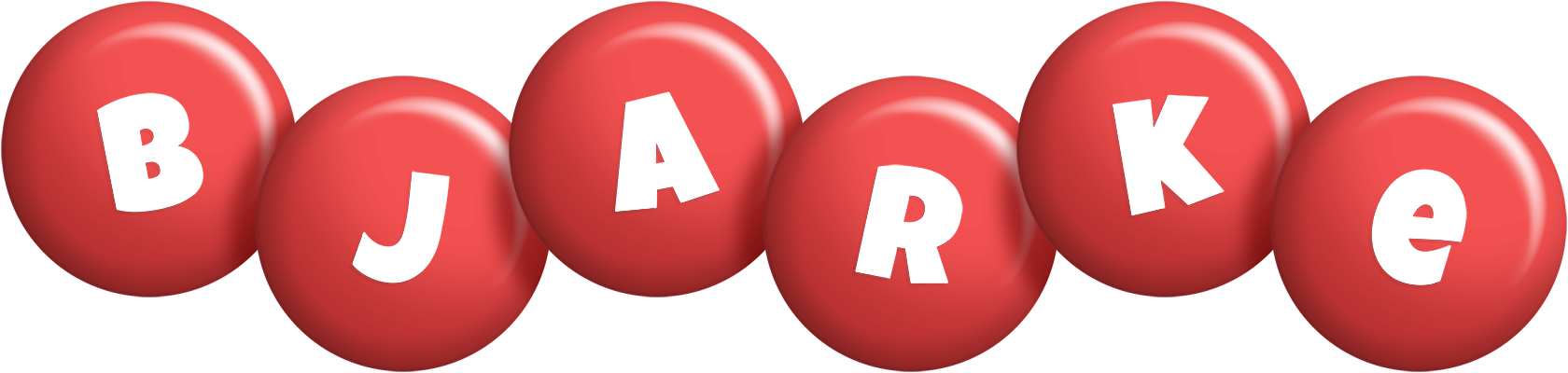 Bjarke candy-red logo
