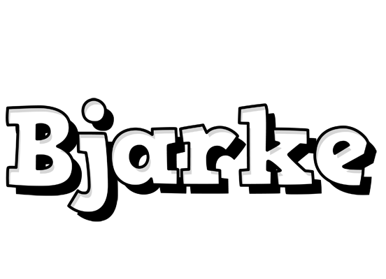 Bjarke snowing logo