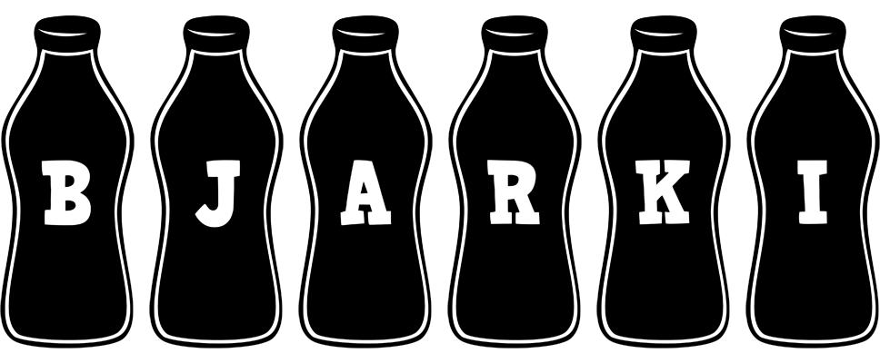 Bjarki bottle logo