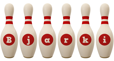 Bjarki bowling-pin logo