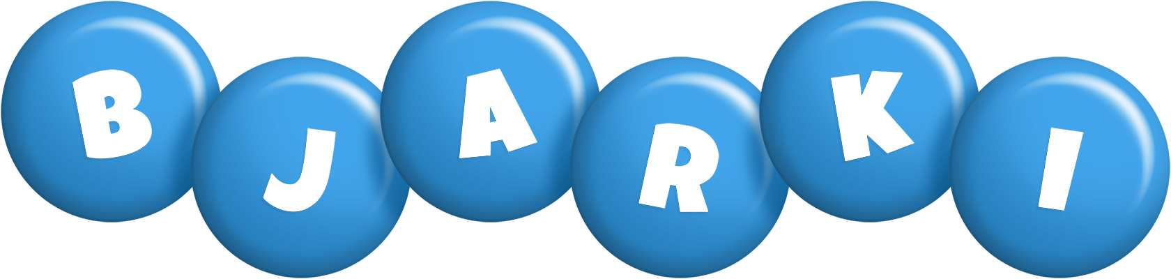 Bjarki candy-blue logo
