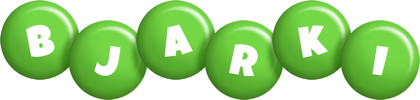 Bjarki candy-green logo