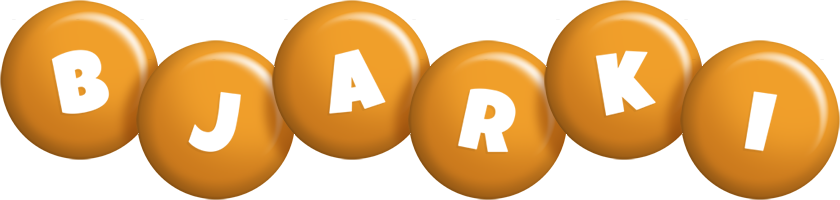 Bjarki candy-orange logo