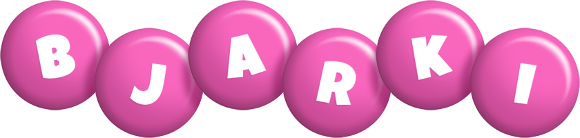 Bjarki candy-pink logo