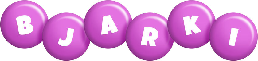 Bjarki candy-purple logo