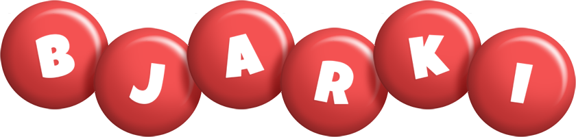 Bjarki candy-red logo