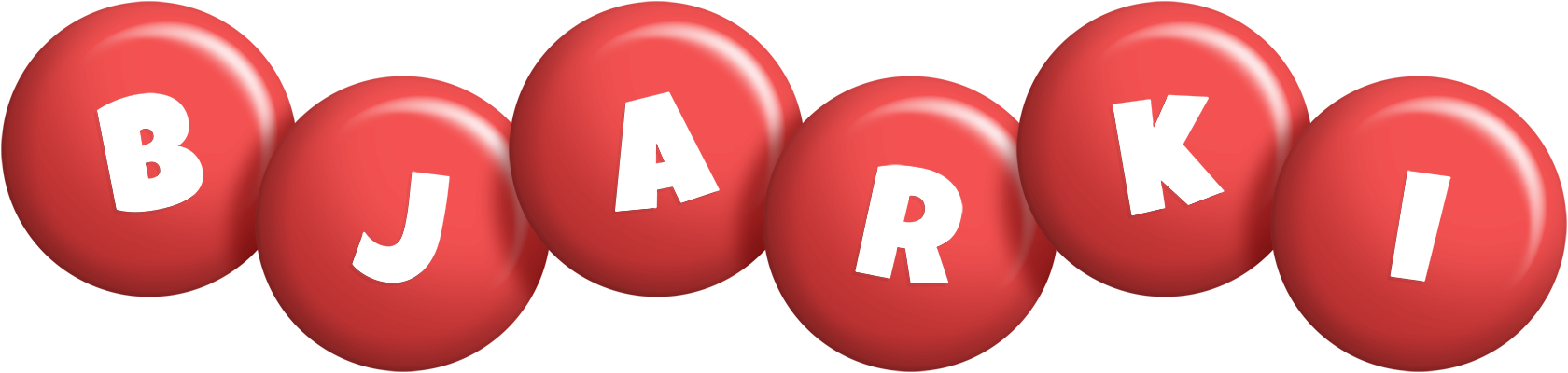 Bjarki candy-red logo