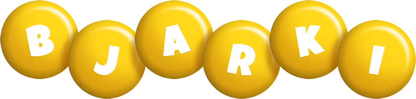 Bjarki candy-yellow logo