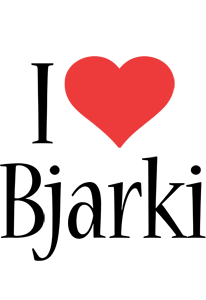 Bjarki i-love logo