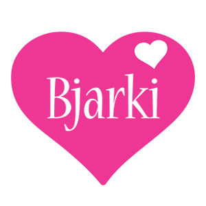 Bjarki love-heart logo