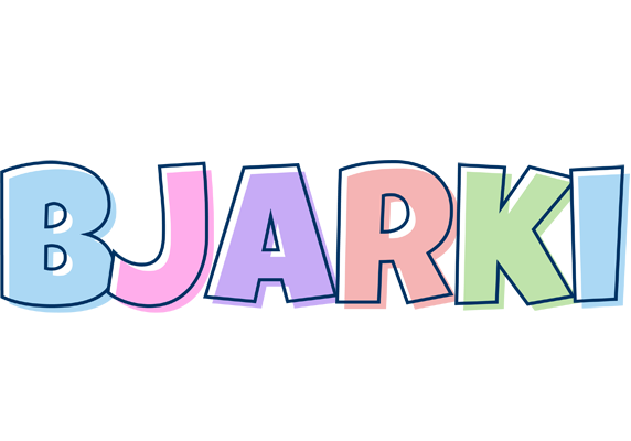 Bjarki pastel logo