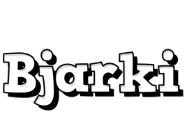 Bjarki snowing logo