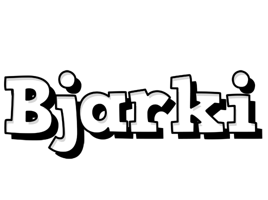 Bjarki snowing logo