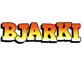 Bjarki sunset logo