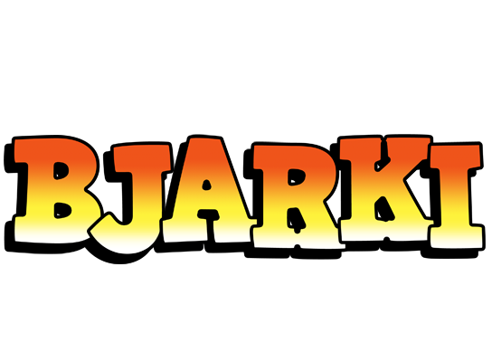 Bjarki sunset logo