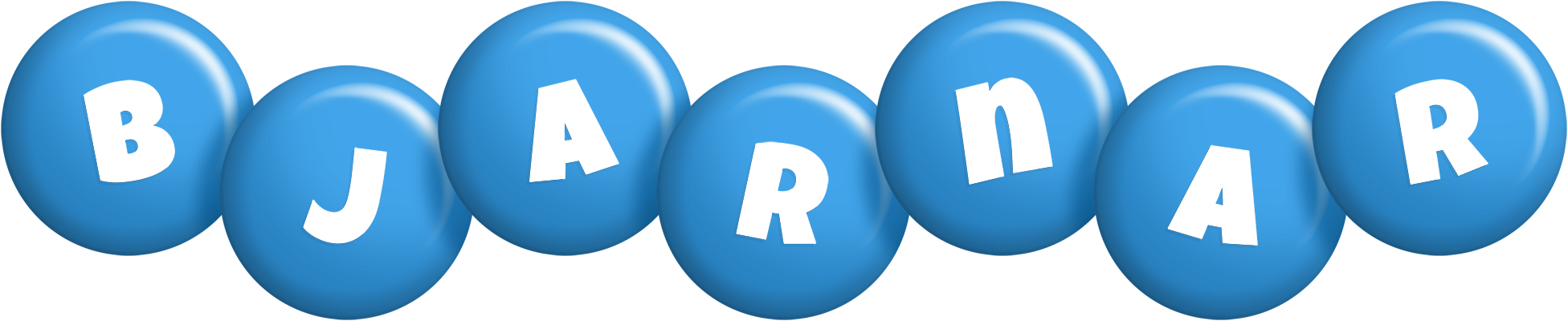 Bjarnar candy-blue logo