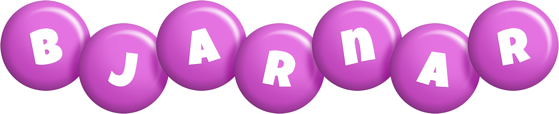 Bjarnar candy-purple logo