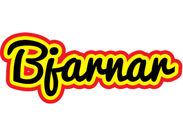 Bjarnar flaming logo