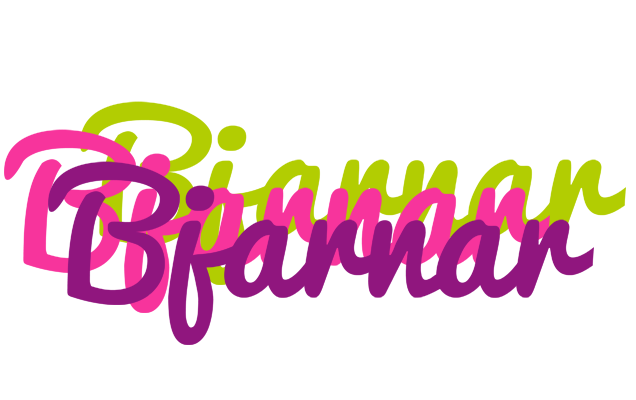 Bjarnar flowers logo