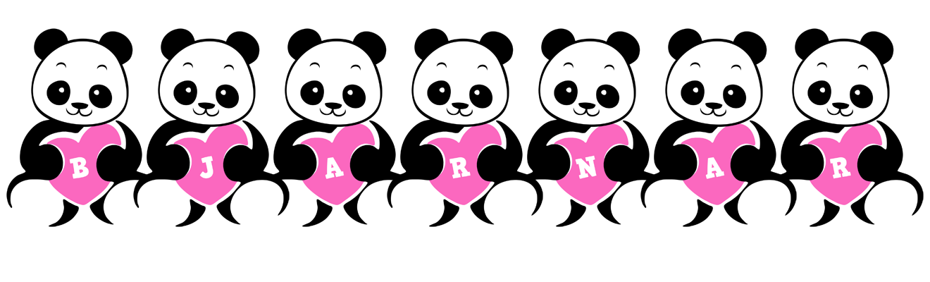 Bjarnar love-panda logo