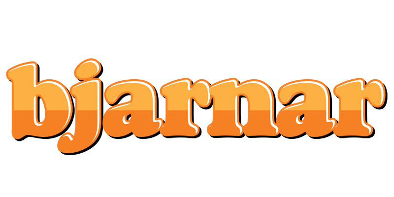 Bjarnar orange logo