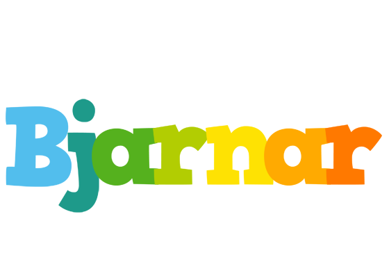 Bjarnar rainbows logo