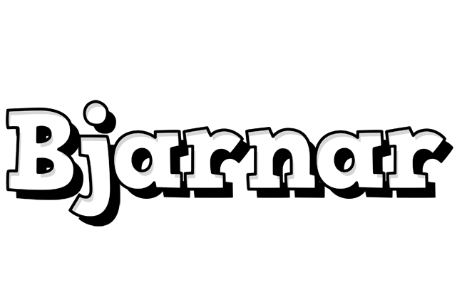 Bjarnar snowing logo